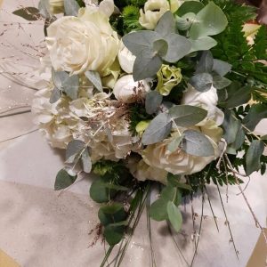 Bouquet blanc et vert
